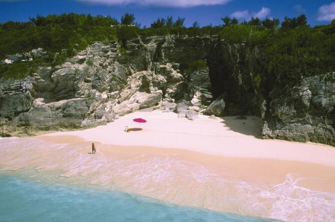8. Розовый пляж, остров Харбор, Багамы