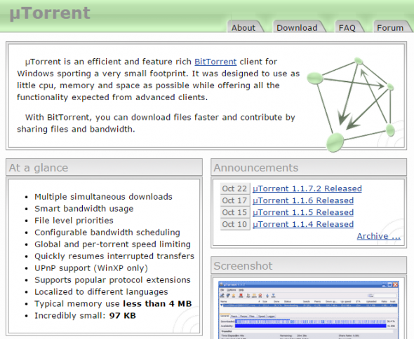 10 лет uTorrenT