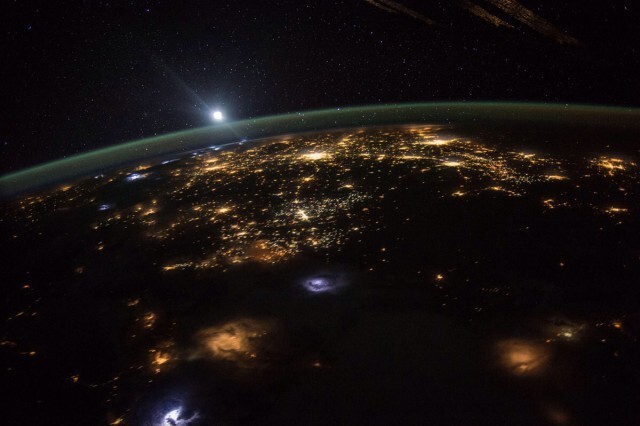Астронавт Скотт Келли отправил эту фотографию в Twitter 10 августа 2015 
