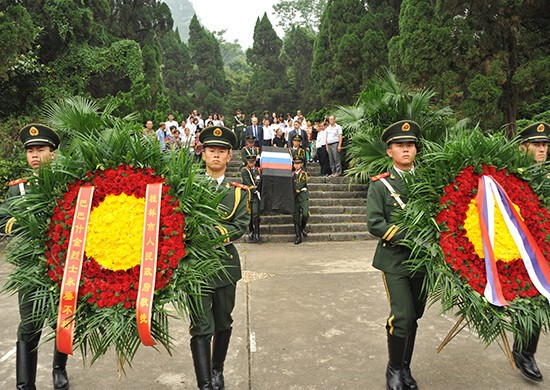 В Китае бережно хранят память о советских воинах