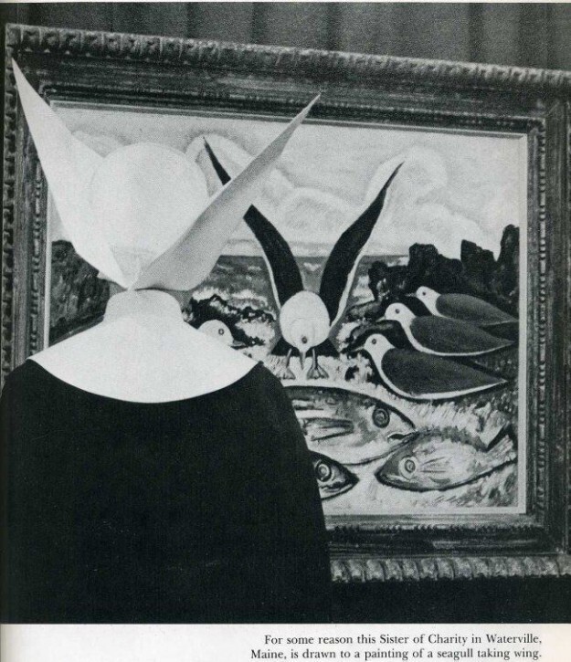 8. 1960-е, католическая монахиня в музее
