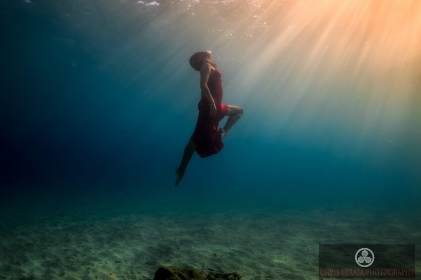 Фотосессия под водой 