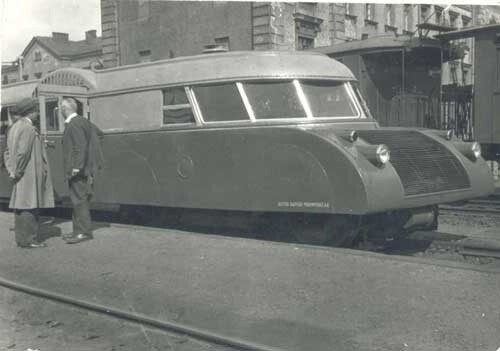 1936 год. Польский рельсовый автобус "Люкс-Торпеда" на линии Краков-Закопане: