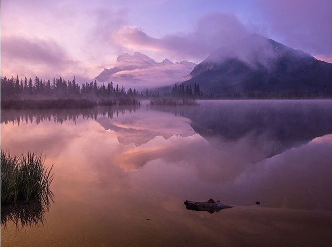 Восход на озере Вермилион, Канада
