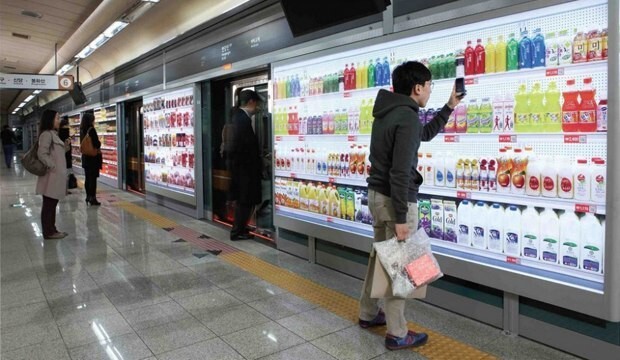 Первый в мире виртуальный магазин открылся в Южной Корее