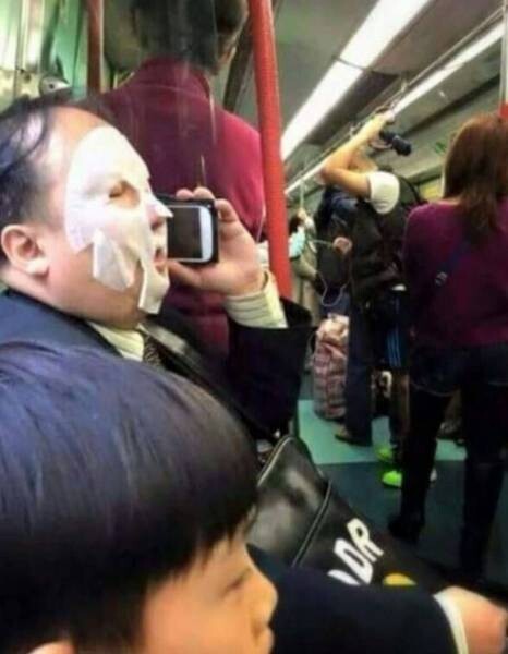 А когда еще сделать маску?