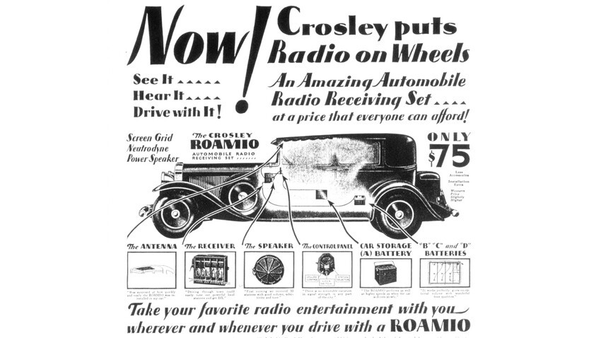 Первый автомобильный радиоприемник