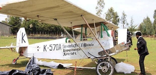  Авиатор-самоучка из Эфиопии построил собственный самолет из старого барахла