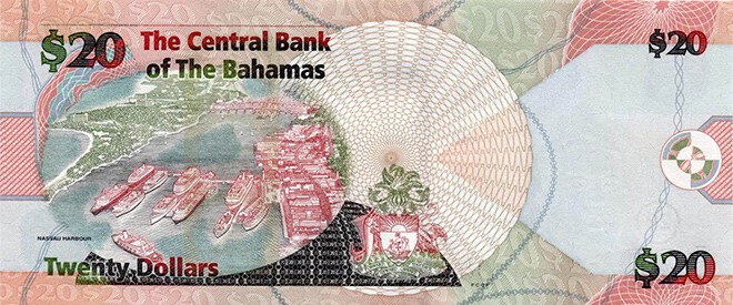 Багамы, 20 долларов 