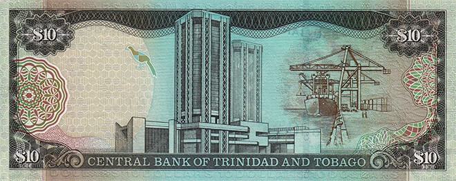 Тринидад и Тобаго, 10 долларов 