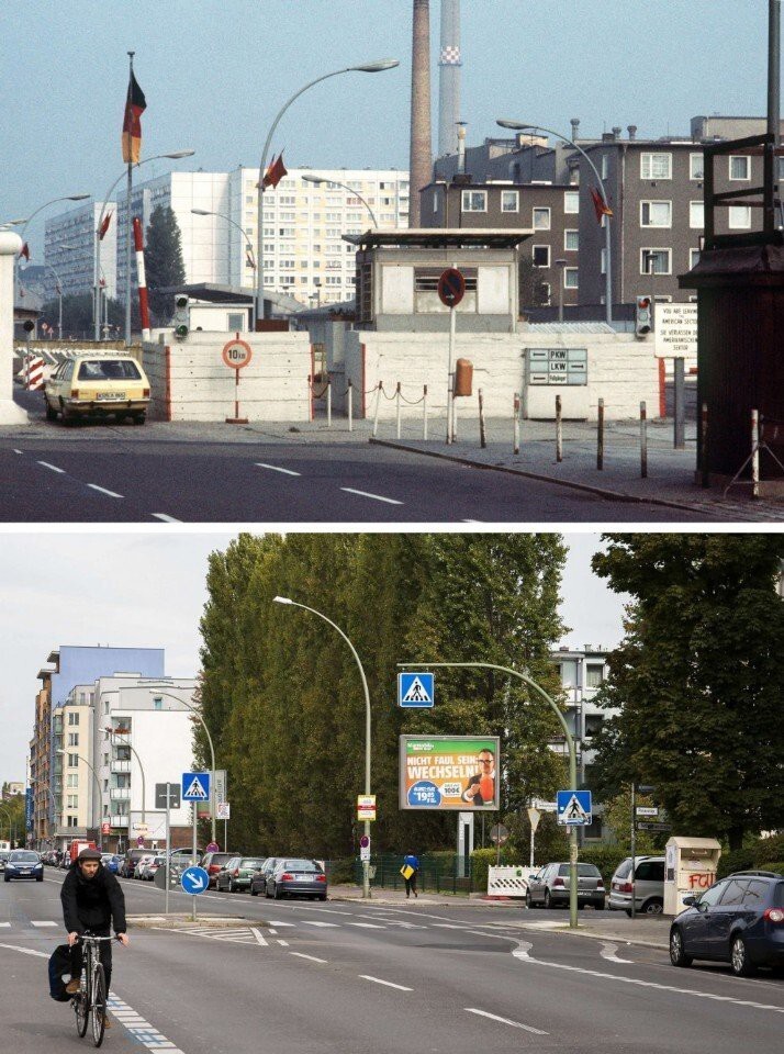 Берлинская стена: Тогда и Сейчас