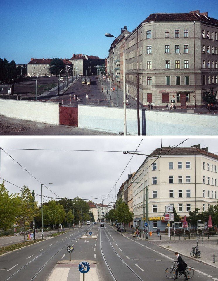 Берлинская стена: Тогда и Сейчас