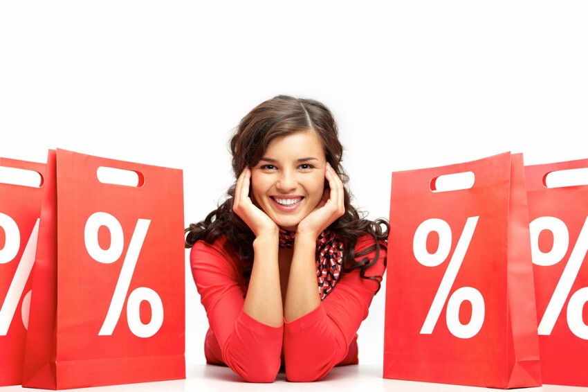  По статистике, женщины скупают до 80% товара, что выставлен на распродаже.