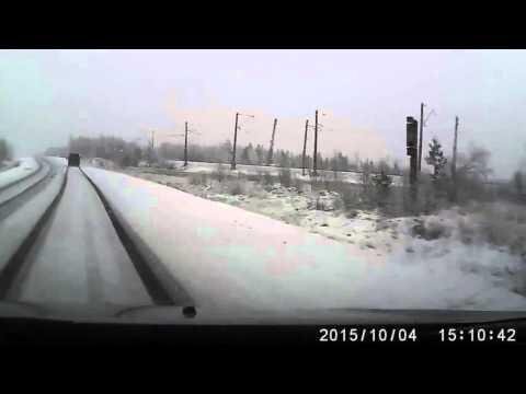 Первое снежное ДТП в Мурманской области 