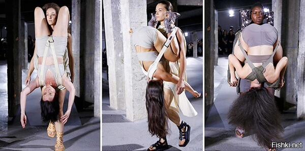 Люди носят людей - показ Rick Owens