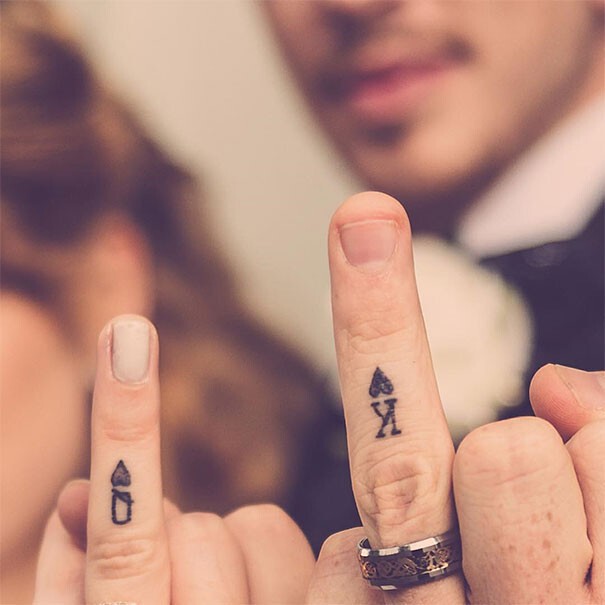 20 храбрых пар, сделавших свадебные татуировки вместо колец