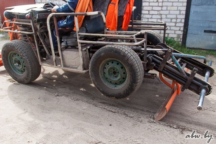 Белорусский пенсионер построил собственный трактор