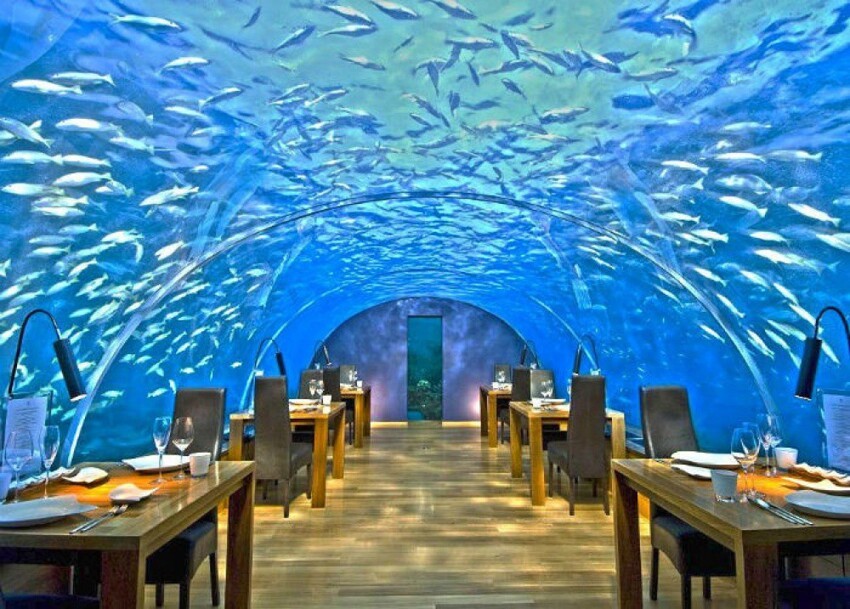 Ithaa Undersea Restaurant, Мальдивы