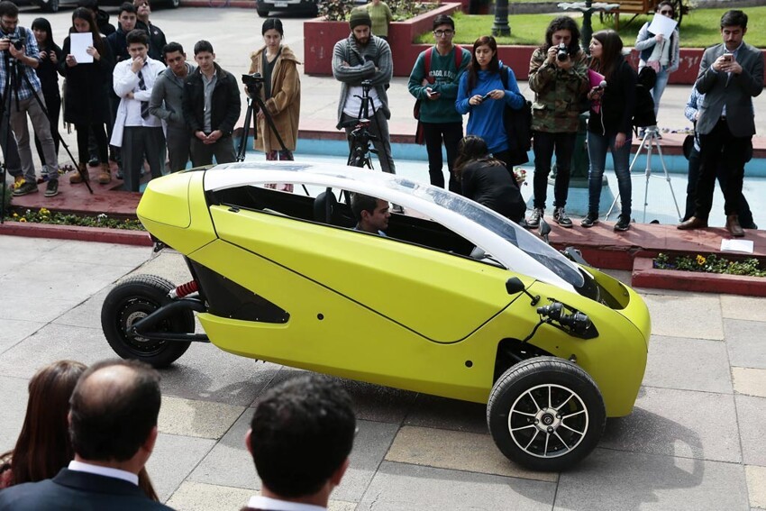 Soki - трехколесный чилийский электромобиль