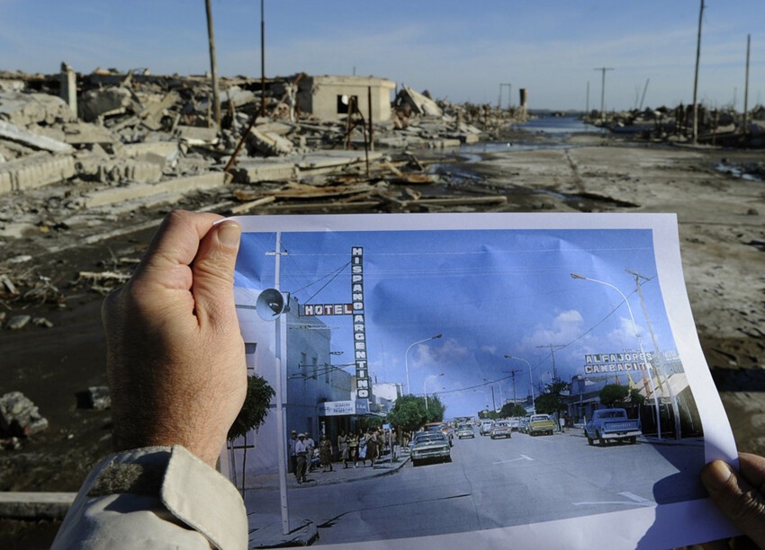 Невероятные фотографии городов, которые пострадали от стихий 