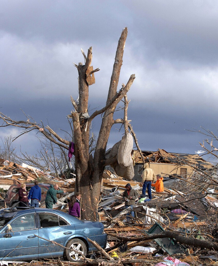 Невероятные фотографии городов, которые пострадали от стихий 