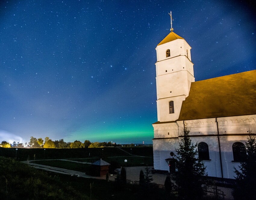 Северное сияние в Беларуси