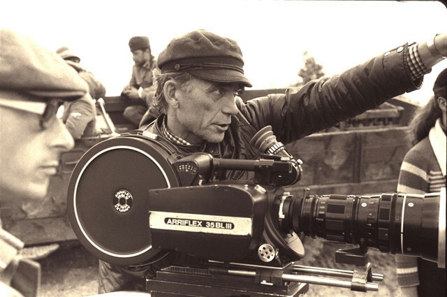 Элем Климов на съемках фильма.