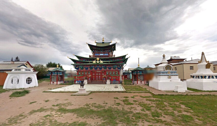 9. Приехали. Иволгинский Дацан, буддийский храм в Бурятии, Россия.