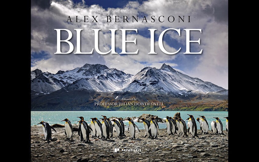 Обложка новой книги Алекса Бернаскони «BLUE ICE». 