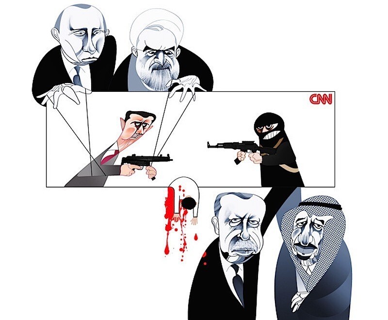  Карикатуры на злобу дня: Халифат, Путин и другие