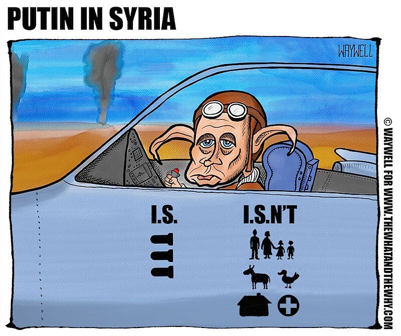  Карикатуры на злобу дня: Халифат, Путин и другие