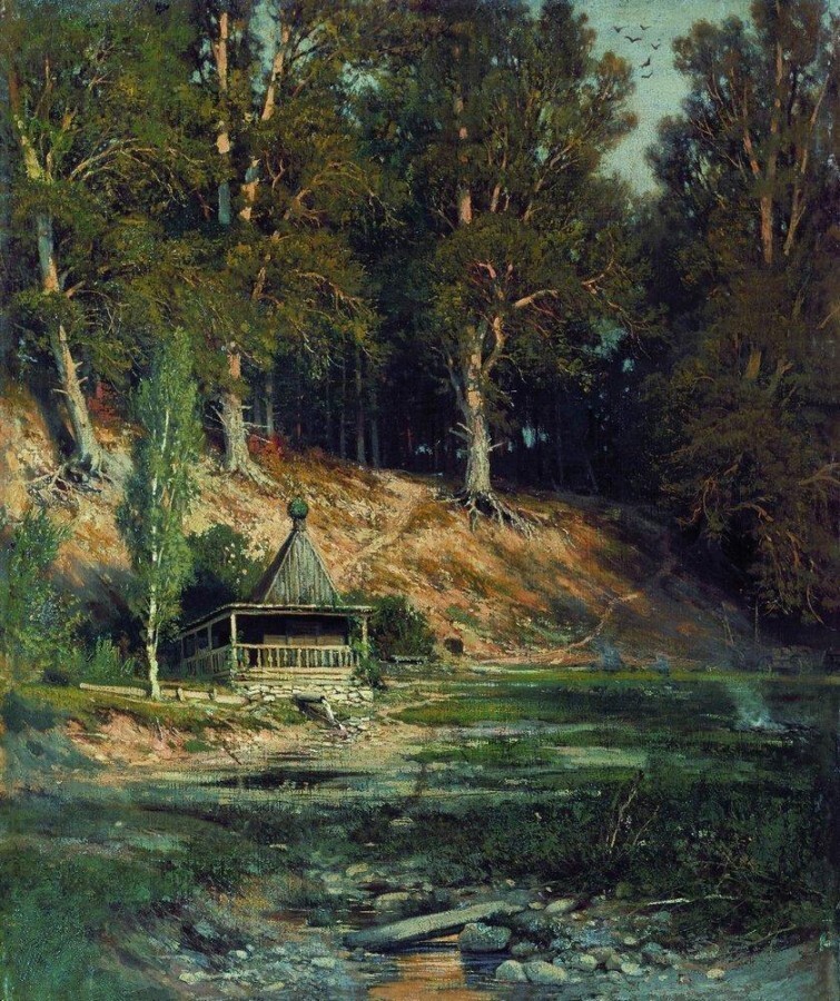 Часовня в лесу. 1893г. 