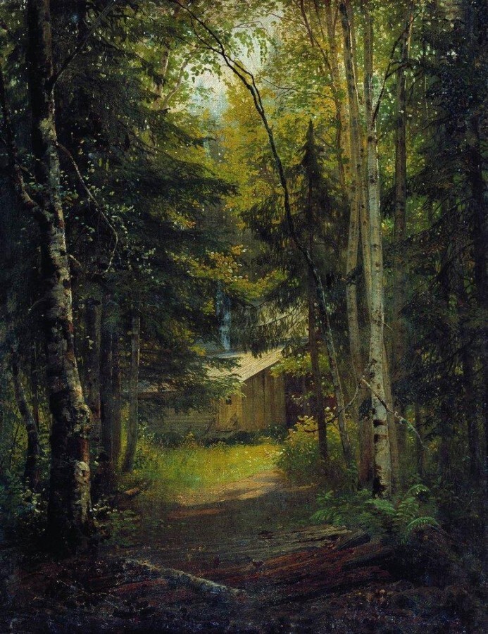 Сторожка в лесу. 1870-е.