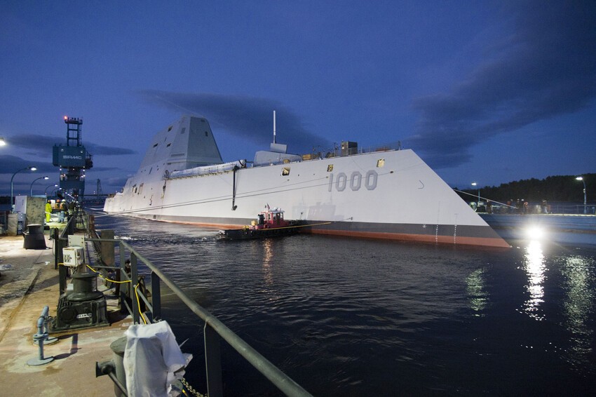 3. Эсминец класса Zumwalt, DDG-1000