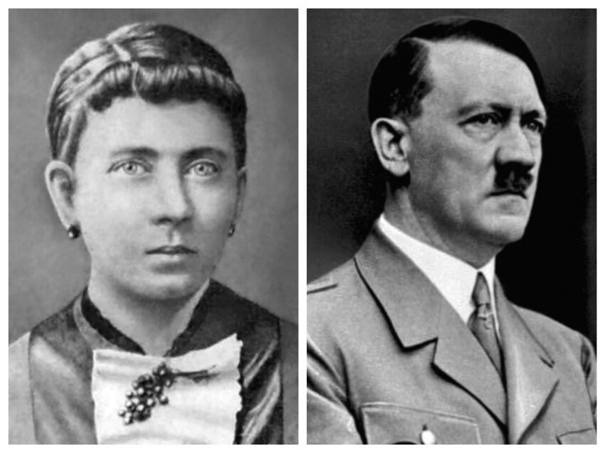6. Клара Гитлер — Адольф Гитлер.