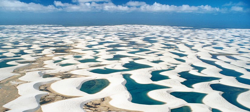 Белоснежные дюны и голубые лагуны - Бразилия