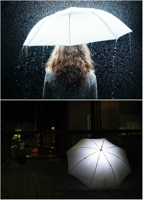 4. Зонт с подсветкой