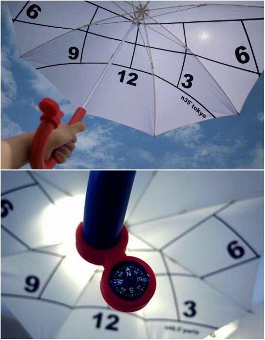 2. Зонт — солнечные часы