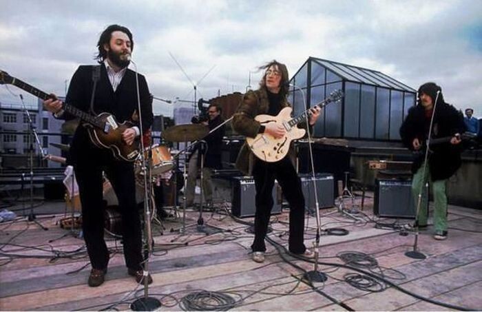 20. Последний концерт The Beatles, 1969 год.