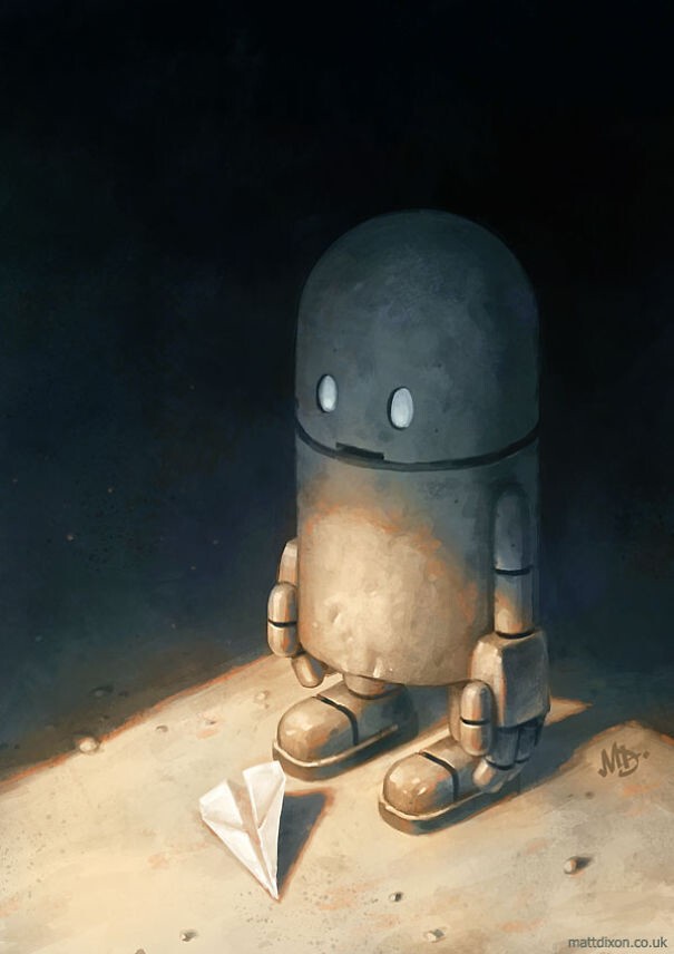 Одинокие роботы, открывающие для себя мир
