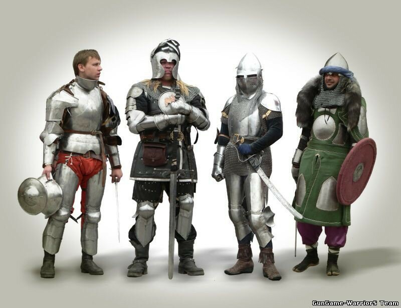  Поединок рыцарей на мечах Knights