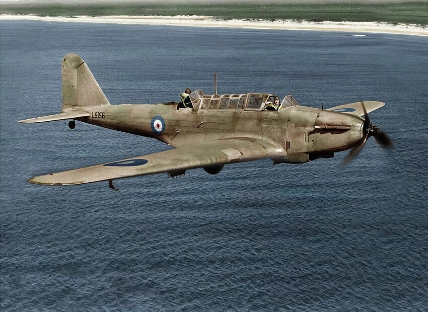 7. Британский лёгкий бомбардировщик Fairey Battle