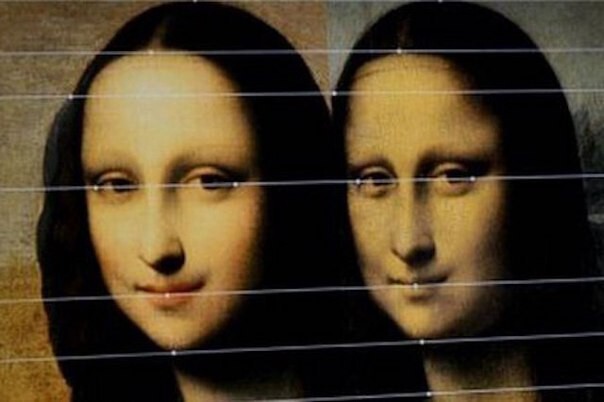 Существует ещё один вариант картины “Мона Лиза”, который....