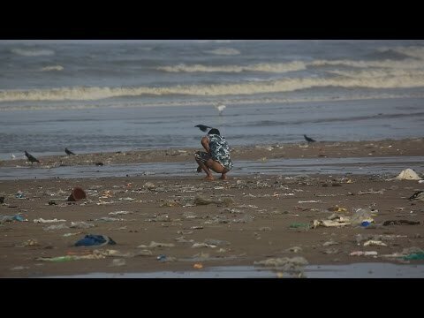 Общественный туалет на пляже в Индии 