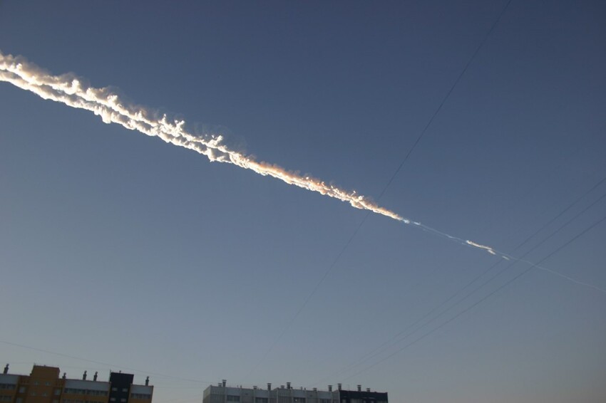 2. Метеорит над Челябинской областью 