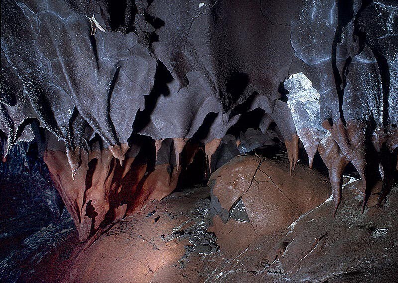 8. Сталактиты в пещере на Большом острове на Гавайях, США. (Dave Bunnell)