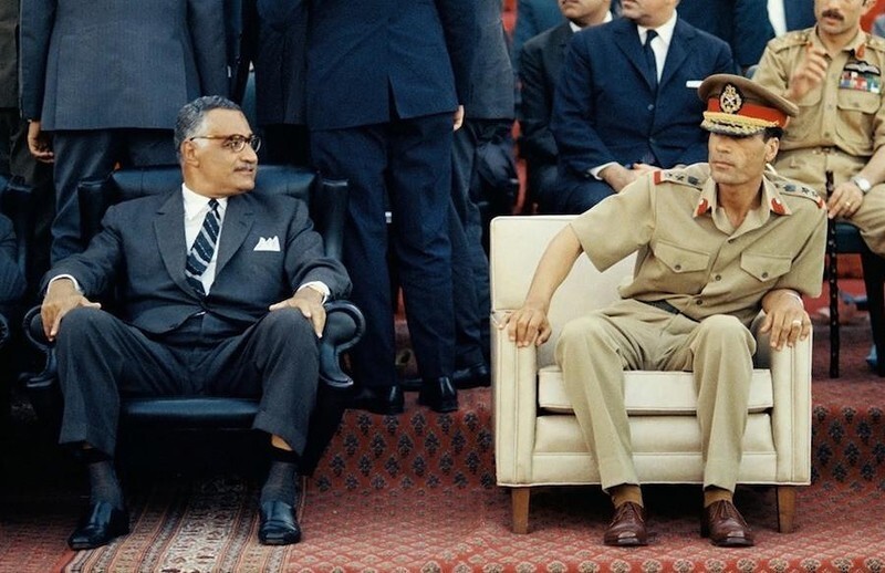 Насер и Каддафи в 1969 г.