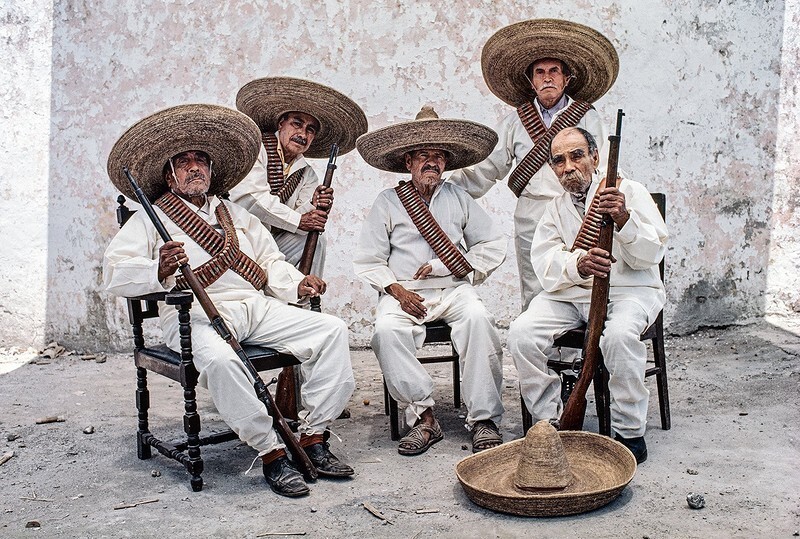 Ветераны мексиканской революции 1911-1917 гг. в 1977 году