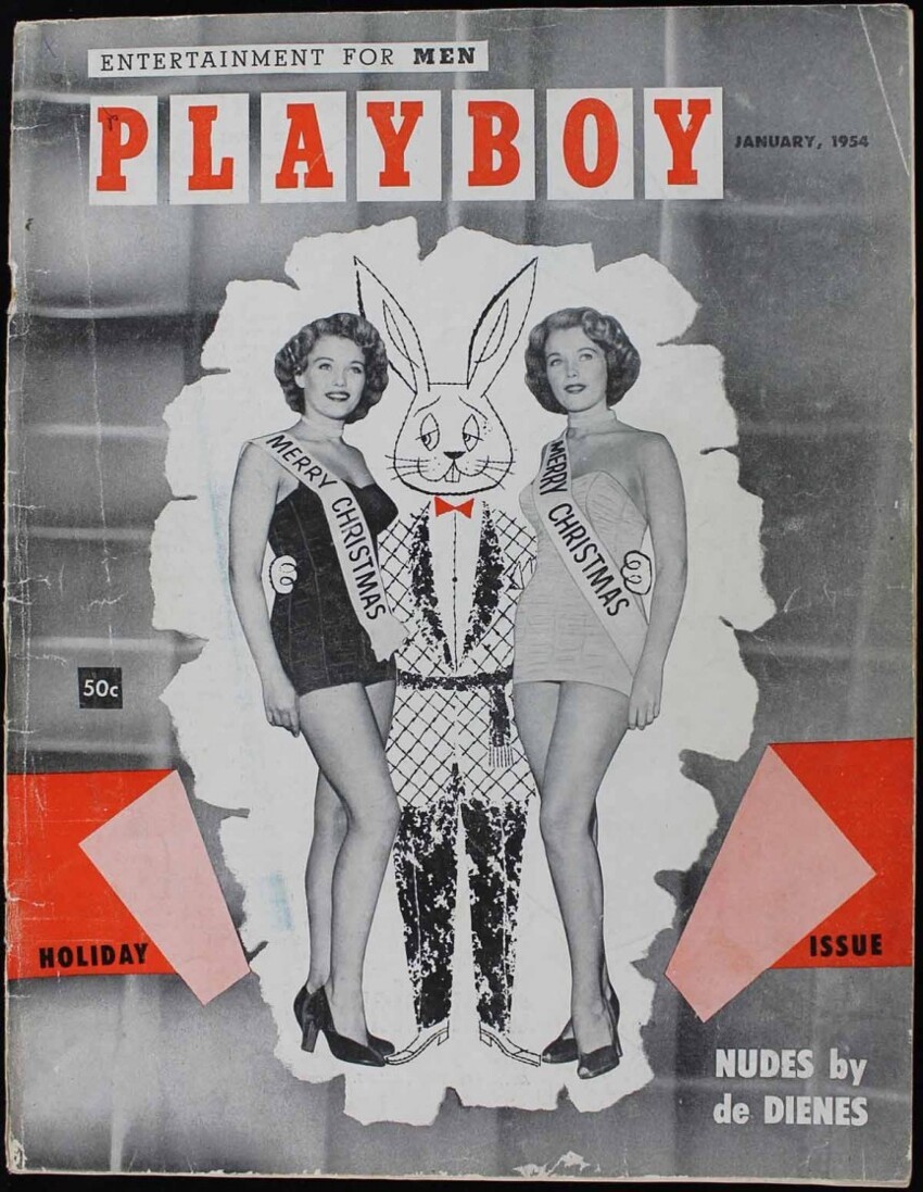 7. Январь 1954 года - первое датируемое издание и появление кролика на обложке