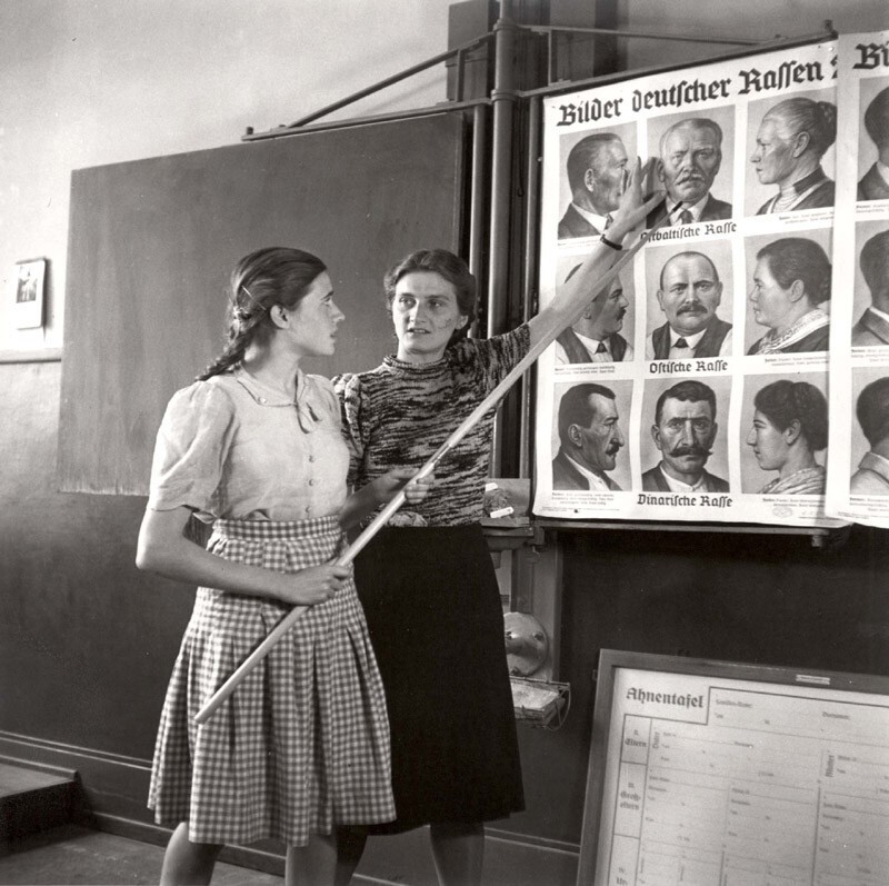 7. Урок "расовой грамотности" в школе для девочек, Германия, 1943